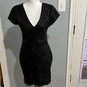 Black mini dress size Small from the brand Parker